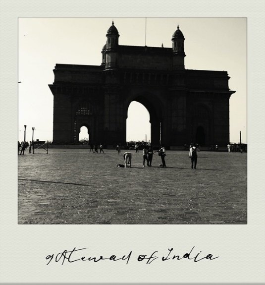 Photograph: the Gateway of India, Mumbai.